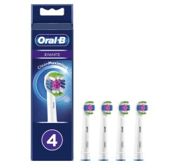 Braun Oral-B końcówki do szczoteczki elektrycznej 3D WHITE 4szt. EB18-4 CleanMaximiser