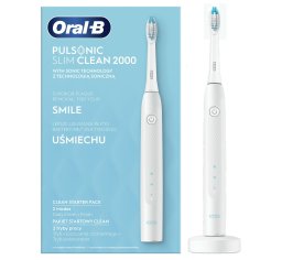 Braun Oral-B szczoteczka elektryczna Pulsonic Slim Clean 2000 White (biała)