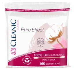 Cleanic patyczki higieniczne Pure Effect 160szt. folia