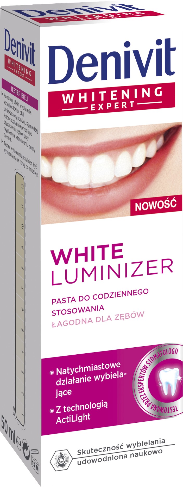 DENIVIT Pasta White Luminizer 50ml RONDO Plus D B