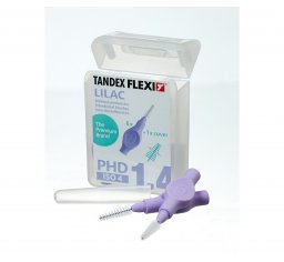 Tandex czyściki międzyzębowe FLEXI ISO4 PHD1,4 0,80 x 3,00-8,00mm X-fine trapered Lilac (fioletowy) 6szt. w opak.
