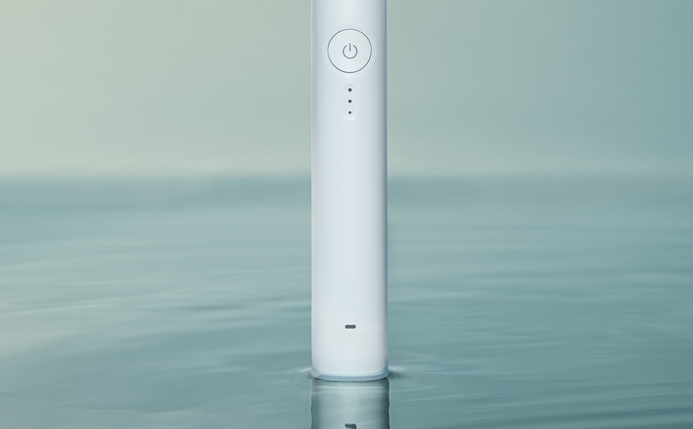 Grafika przedstawiająca dolną część szczoteczki sonicznej Philips Sonicare.