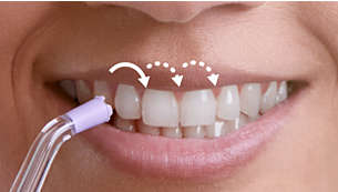 Poprawa zdrowia dziąseł taka jak przy stosowaniu nici dentystycznych — potwierdzone klinicznie**