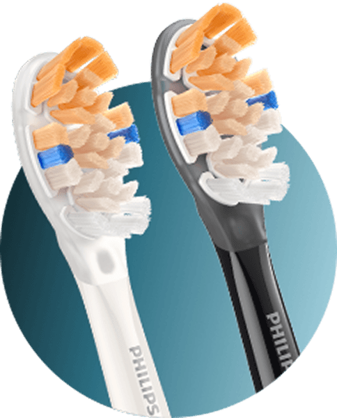 Zbliżenie na dwie końcówki.