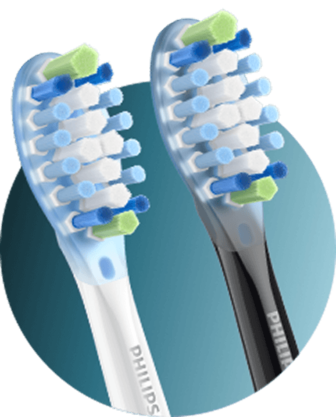 Zbliżenie na dwie końcówki.