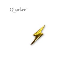Quarkee 22K Gold Lightning Bolt / Błyskawica Piorun