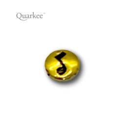 Quarkee 22K Gold Round with Note / Kółko z nutką