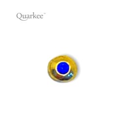 Quarkee 22K Gold Round with Sapphire / Kółko z szafirem