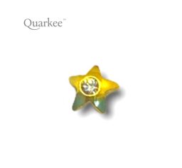 Quarkee 22K Gold Star with Cubic Zirconia / Gwiazda z cyrkonią