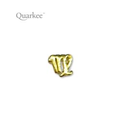 Quarkee 22K Gold Zodiac Sign Virgo / Panna znak zodiaku