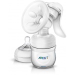 AVENT Laktator ręczny NATURAL + Wkładki laktacyjne 24szt SCF330/20 + SCF254/61  0%BPA