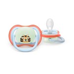 AVENT Smoczki do uspakajania 0-6m Ultra Air Boy 2szt. SCF376/24 - świecący w ciemności