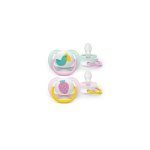 AVENT Smoczki do uspakajania 0-6m Ultra Air Girl 2szt. SCF080/24
