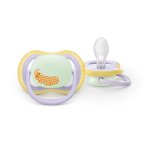 AVENT Smoczki do uspakajania 0-6m Ultra Air Girl 2szt. SCF376/25 - świecący w ciemności
