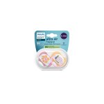 AVENT Smoczki do uspakajania 6-18m Ultra Air Girl 2szt. SCF080/27