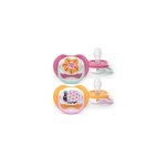 AVENT Smoczki do uspakajania 6-18m Ultra Air Girl 2szt. SCF080/27