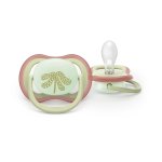 AVENT Smoczki do uspakajania 6-18m Ultra Air 2szt. SCF376/31 - świecący w ciemności