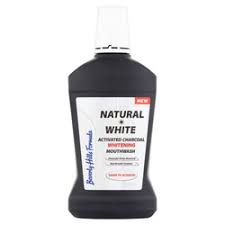 BEVERLY HILLS Natural White BLACK 500ml - płyn do płukania jamy ustnej