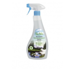 BioMio - Bio-Cleaner Ekologiczny płyn do mycia szyb, luster i plastiku, Spray 500 ml - bezzapachowy