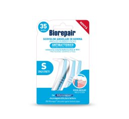 BioRepair szczoteczki do czyszczenia przestrzeni międzyzębowych kątowe, gumowe - Small/małe - 35szt.