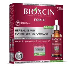 BIOTA BIOXCIN (dawniej BIOXSINE) DermaGen FORTE serum do skóry głowy przeciw silnemu wypadaniu włosów 3 x 50 ml