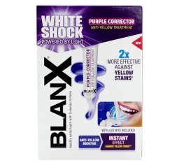 Blanx White Shock Purple Corrector system wybielający 20ml + BlanX Led Bite