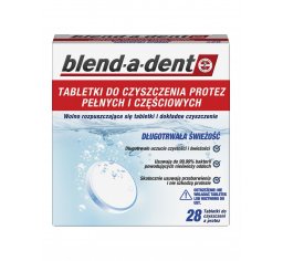 Blend-a-dent tabletki do czyszczenia protez pełnych i częściowych 28szt.