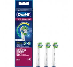 Braun Oral-B końcówki do szczoteczki elektrycznej FlossAction / MicroPulse EB25-3 - 3szt. CleanMaximiser