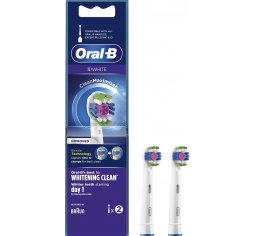 Braun Oral-B końcówki do szczoteczki elektrycznej 3D WHITE 2szt. EB18-2 CleanMaximiser