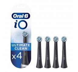 Braun Oral-B końcówki do szczoteczki elektrycznej iO Ultimate Clean Black 4szt.  RBCB-4