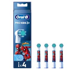 Braun Oral-B końcówki do szczoteczki dla dzieci EB-10 Stages Power EB10-4 SPIDERMAN "PRO" 4szt.