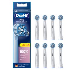 Braun Oral-B końcówki do szczoteczki elektrycznej Sensitive Clean 8szt. EB60-8 "PRO"