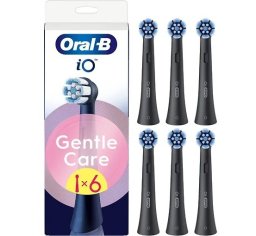 Braun Oral-B końcówki do szczoteczki elektrycznej iO Gentle Care Black 6szt.  RBSB-6