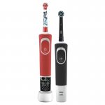 Braun Oral-B szczoteczka akumulatorowa ZESTAW Family Edition: Vitality D100 Black CrossAction oraz dla dzieci D100 Kids STAR WARS- Gwiezdne Wojny D100.413.2K