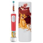 Braun Oral-B szczoteczka akumulatorowa dla dzieci D103 Kids LION KING - Król Lew <b>etui podróżne</b> D103.413.2KX