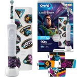 Braun Oral-B szczoteczka akumulatorowa dla dzieci D100 Kids LIGHTYEAR - Toy Story + <b>etui podróżne</b>  D100.413.2K