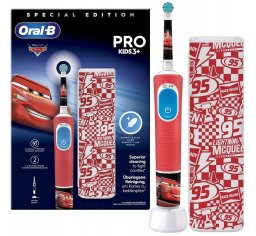 Braun Oral-B szczoteczka akumulatorowa dla dzieci D103 Kids CARS - AUTA <b>etui podróżne</b> D103.413.2K