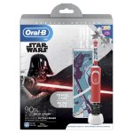 Braun Oral-B szczoteczka akumulatorowa dla dzieci D100 Kids STAR WARS - Gwiezdne Wojny + <b>etui podróżne</b> D100.413.2K