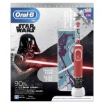 Braun Oral-B szczoteczka akumulatorowa dla dzieci D100 Kids STAR WARS - Gwiezdne Wojny + <b>etui podróżne</b> D100.413.2K