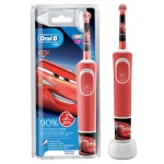 Braun Oral-B szczoteczka akumulatorowa dla dzieci D100 Kids CARS - AUTA + <b>piórnik</b> D100.413.2K