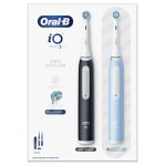 Braun Oral-B szczoteczka elektryczna iO 3 zestaw DUO BLACK & BLUE - szczoteczka magnetyczna z etui