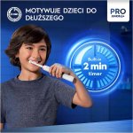 Braun Oral-B szczoteczka elektryczna Junior PRO FIOLETOWA dla dzieci powyżej 6 lat (D305.513.2K)