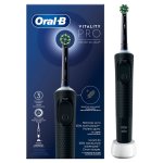 Braun Oral-B szczoteczka elektryczna Vitality PRO D103 Protect X Clean - Black (czarna) - D103.413.3 /OUTLET/  - uszkodzone/wgniecione opakowanie zewnętrzne (pudełko)