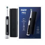 Braun Oral-B szczoteczka elektryczna PRO1 BLACK + ETUI CrossAction (czarny)