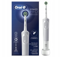 Braun Oral-B szczoteczka elektryczna Vitality PRO D103 Protect X Clean - White (biała) - D103.413.3