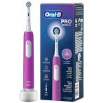 Braun Oral-B szczoteczka elektryczna Junior PRO FIOLETOWA dla dzieci powyżej 6 lat (D305.513.2K)  /OUTLET/  - uszkodzone/wgniecione opakowanie zewnętrzne (pudełko)