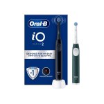Braun Oral-B szczoteczka elektryczna iO2 zestaw DUO Night Black & Forest Green - szczoteczka magnetyczna