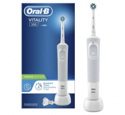 Braun Oral-B szczoteczka elektryczna Vitality D100 CrossAction - white (biała) - D100.413.1