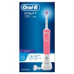 Braun Oral-B szczoteczka elektryczna Vitality D100 3D White- pink (różowa) - D100.413.1