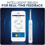 Braun Oral-B szczoteczka elektryczna GENIUS PRO 9000 White - Biała D701.545.6XC <b>z Bluetooth + 4 końcówki </b> WhiteBox